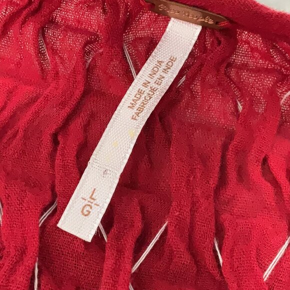 Free People Maxi Dress size Large 100% cotton - Picture 8 of 10